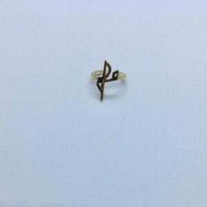 BRINCO PIERCING FAKE FÉ MINI RAHRA FOLHEADO A OURO 18K (UNA 2)