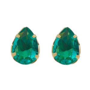 BRINCO GOTA FIXA PEQUENA 1,0X0,7 RAHRA FOLHEADO A OURO 18K (CLASSIC)
