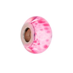 BERLOQUE MURANO PINTAS ROSAS RAHRA SOUL EM AÇO INOX - BC008