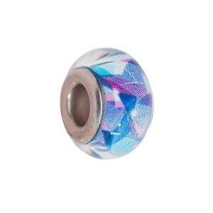 BERLOQUE MURANO TONS DE AZUL RAHRA SOUL EM AÇO INOX - BC012