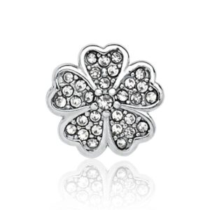 BERLOQUE FLOR CRISTAL RAHRA SOUL EM AÇO INOX - BC020