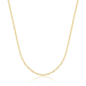 COLAR PIASTRINI FINA 0,2 RAHRA FOLHEADO A OURO 18K 60 CM (CLASSIC)