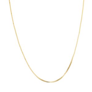 CORRENTE VENEZIANA COMUM RAHRA FOLHEADO A OURO 18K 50 CM (CLASSIC)