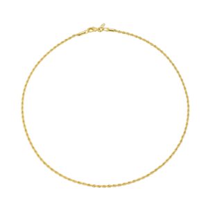 CORRENTE  TORÇAL COMUM RAHRA FOLHEADO A OURO 18K 45 CM (CLASSIC)