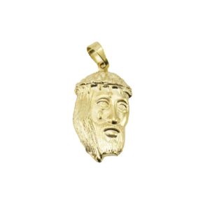PINGENTE FACE DE CRISTO RAHRA FOLHEADO A OURO 18K (CLASSIC)