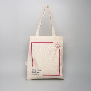 ECOBAG LOGO RAHRA ALGODÃO REUTILIZÁVEL