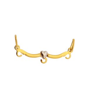 PINGENTE CANGA 3 SIMPLES RAHRA FOLHEADO A OURO 18K (CLASSIC)
