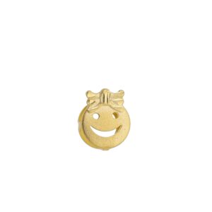 PINGENTE CARETINHA MENINA RAHRA FOLHEADO A OURO 18K (CLASSIC)