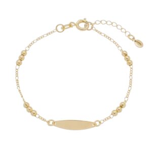 PULSEIRA INF BOLA CHAPA RAHRA FOLHEADO A OURO 18K (CLASSIC)