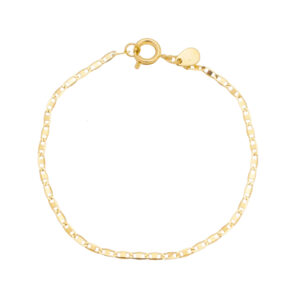 PULSEIRA INF PIASTRINI FININHA RAHRA FOLHEADO A OURO 18K (CLASSIC)