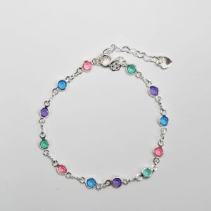 PULSEIRA SALADINHA REDONDA PEQUENA PRATEADO (CLASSIC)