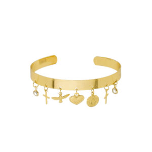 PULSEIRA BRACELETE PINGENTE RELIGIOSOS