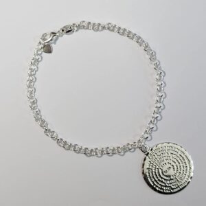 PULSEIRA ELO PORTUGUÊS PAI NOSSO GRANDE RAHRA PRATEADO (CLASSIC)